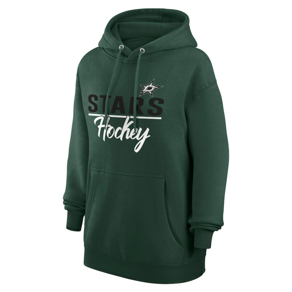Dallas Stars G-III 4Her by Carl Banks Women's Team Sport Tri-Blend Fleece Hoodie - Green - NHL 200497163