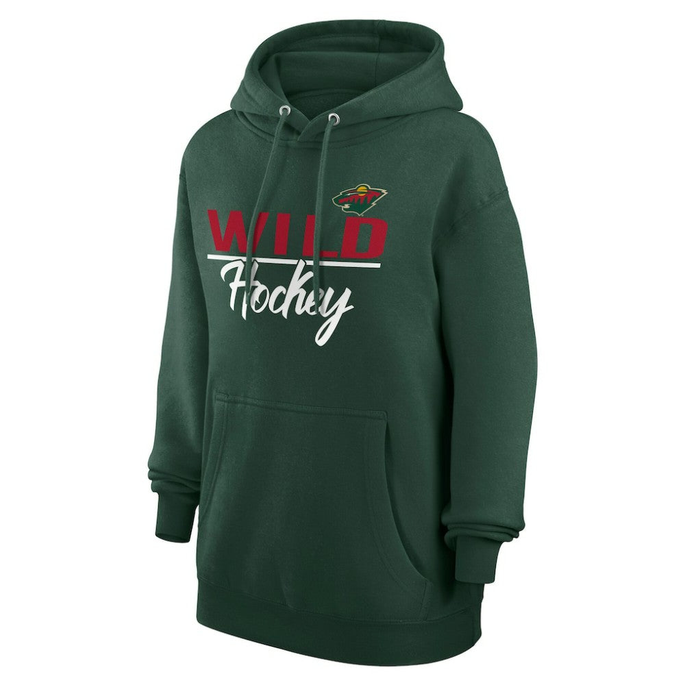 Minnesota Wild G-III 4Her by Carl Banks Women's Team Sport Tri-Blend Fleece Hoodie - Green - NHL 200497164