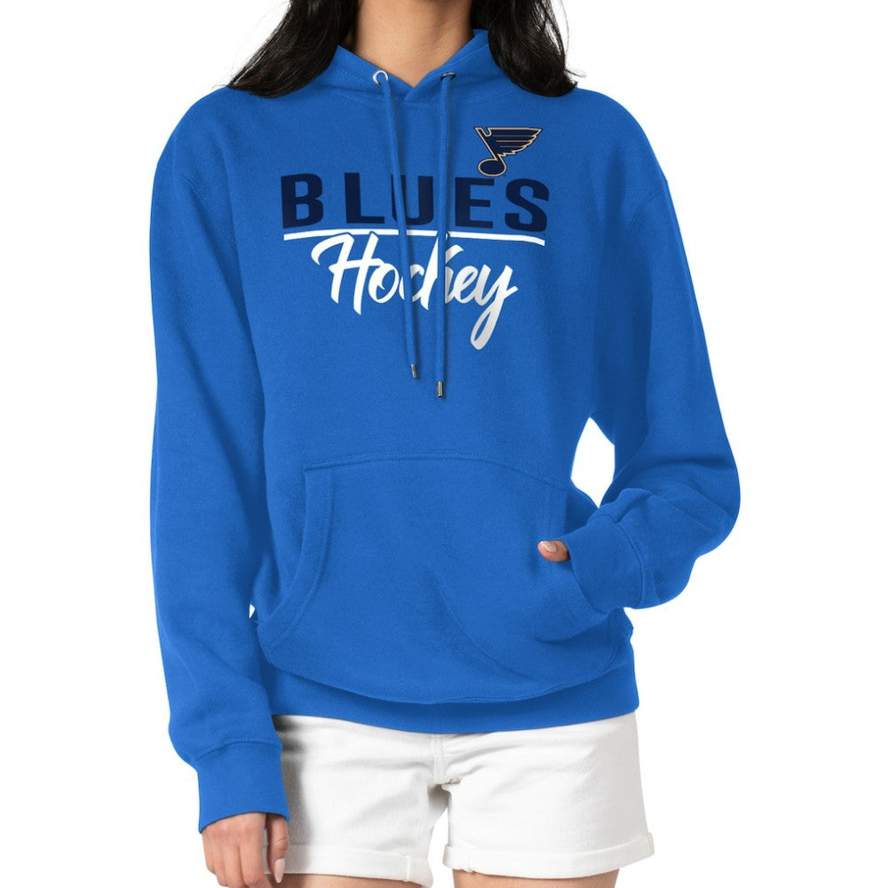 St. Louis Blues G-III 4Her by Carl Banks Women's Team Sport Tri-Blend Fleece Hoodie - Blue - NHL 200497169