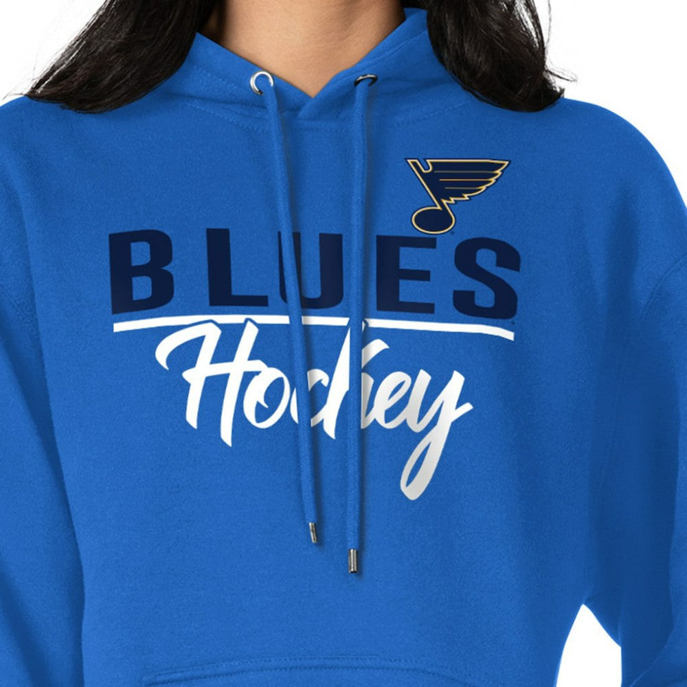 St. Louis Blues G-III 4Her by Carl Banks Women's Team Sport Tri-Blend Fleece Hoodie - Blue - NHL 200497169