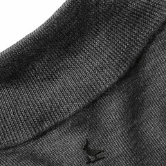 New York Jets Charles Tyrwhitt Merino Quarter-Zip Pullover Sweater Gray