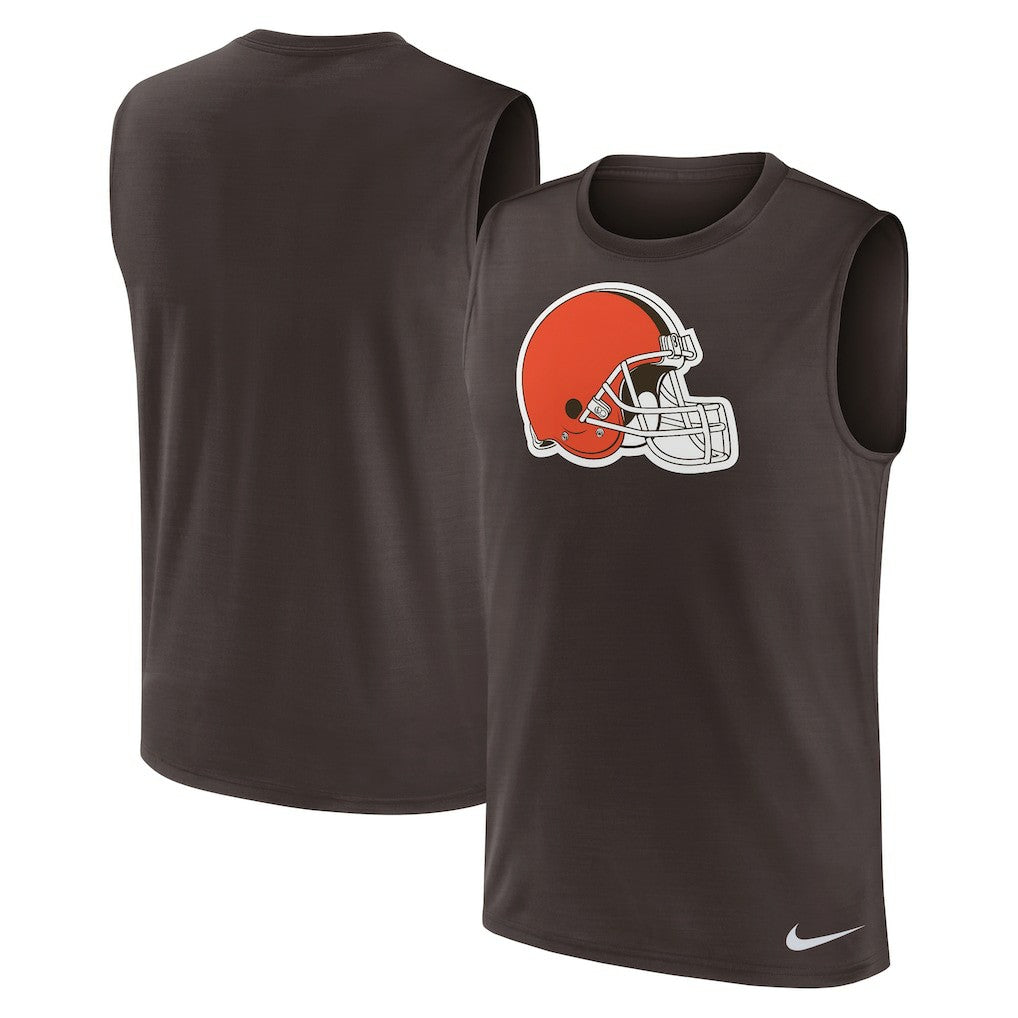 Nike Cleveland Browns Blitz Legend Dri-FIT Muscle Tank Top Brown