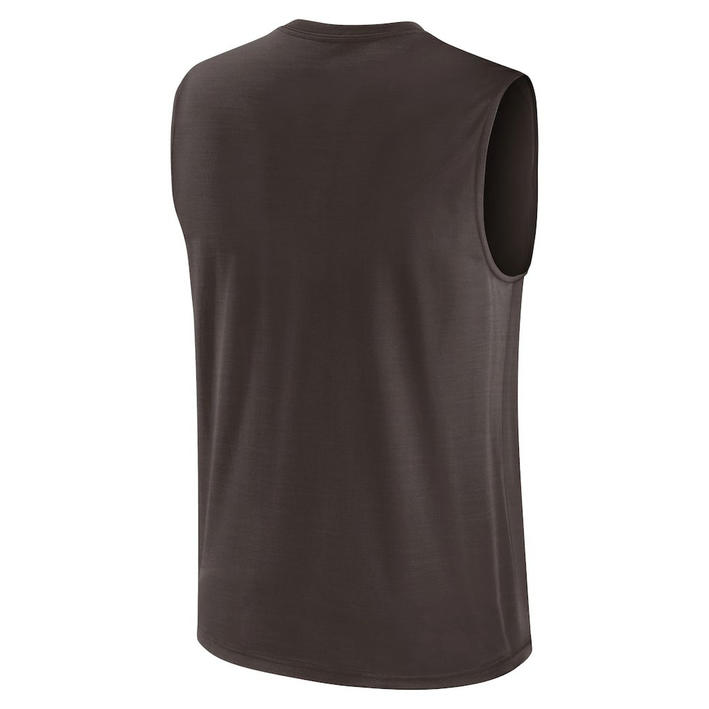 Nike Cleveland Browns Blitz Legend Dri-FIT Muscle Tank Top Brown