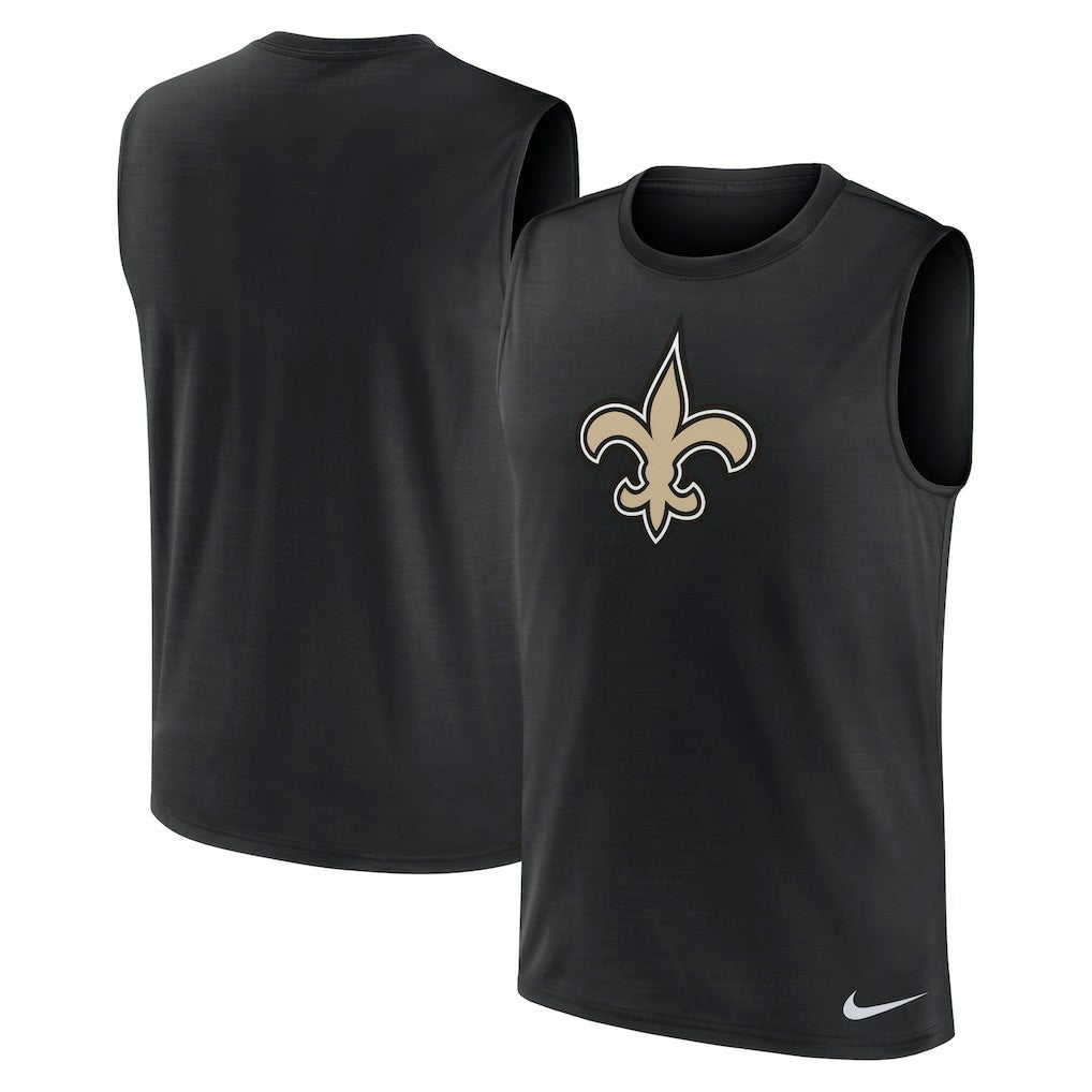 Nike New Orleans Saints Blitz Legend Dri-FIT Muscle Tank Top Black