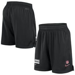 Nike Atlanta Falcons 2024 Sideline Performance Mesh Shorts Black