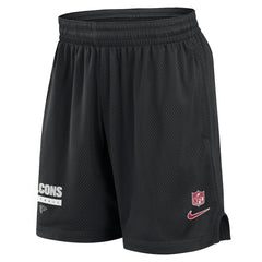 Nike Atlanta Falcons 2024 Sideline Performance Mesh Shorts Black