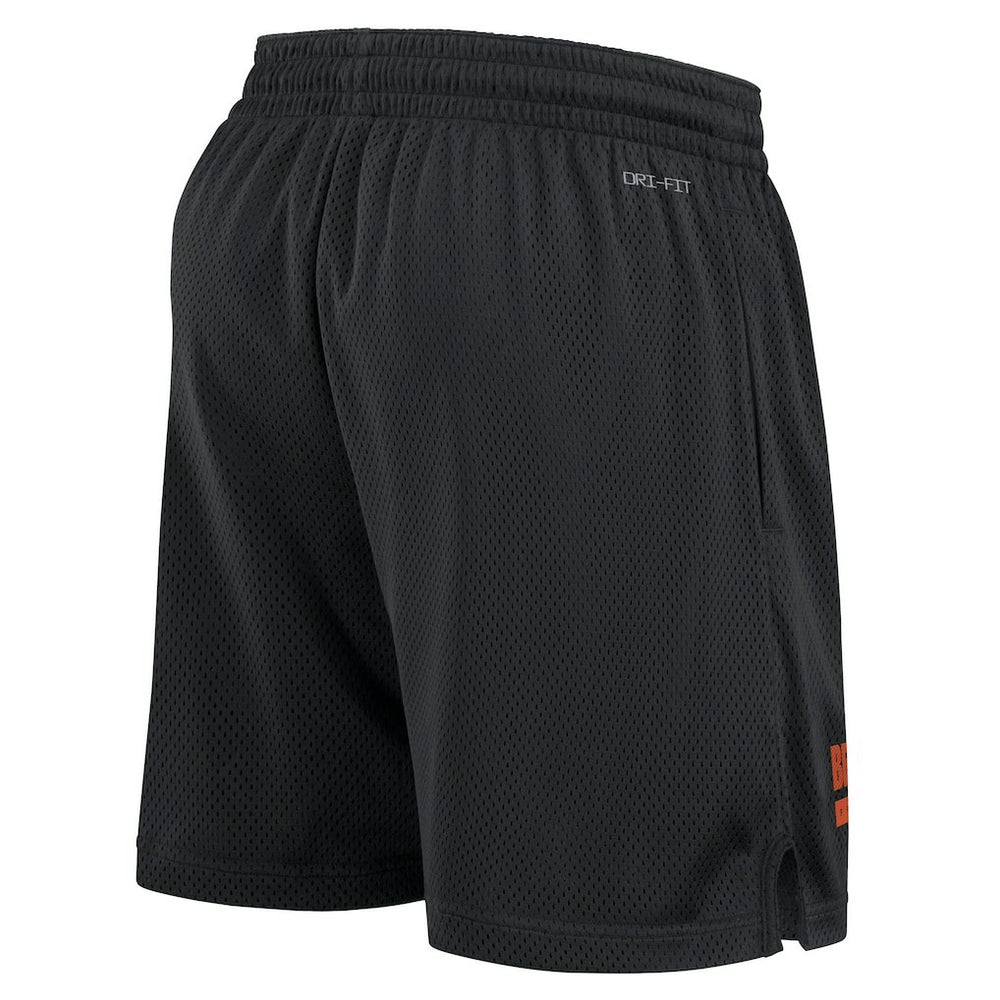 Nike Cincinnati Bengals 2024 Sideline Performance Mesh Shorts Black
