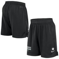 Nike Las Vegas Raiders 2024 Sideline Performance Mesh Shorts Black