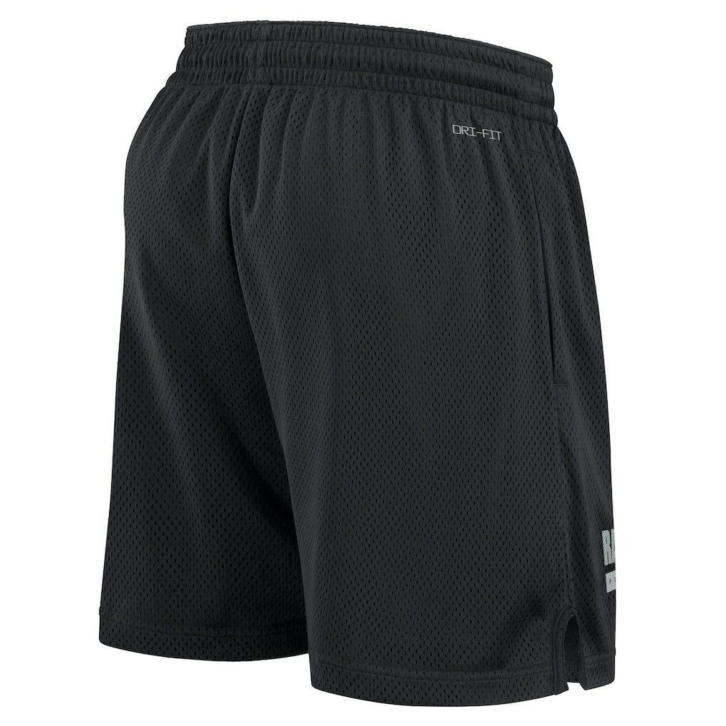 Nike Las Vegas Raiders 2024 Sideline Performance Mesh Shorts Black