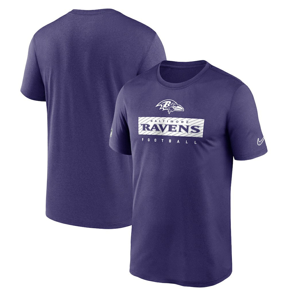 Nike Baltimore Ravens Sideline Legend Performance T-Shirt Purple