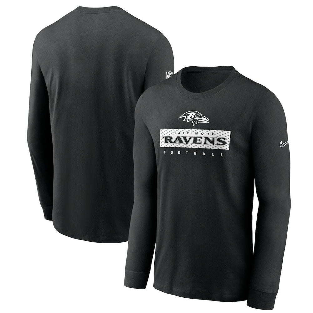 Nike Baltimore Ravens Sideline Dri-FIT Long Sleeve T-Shirt Black