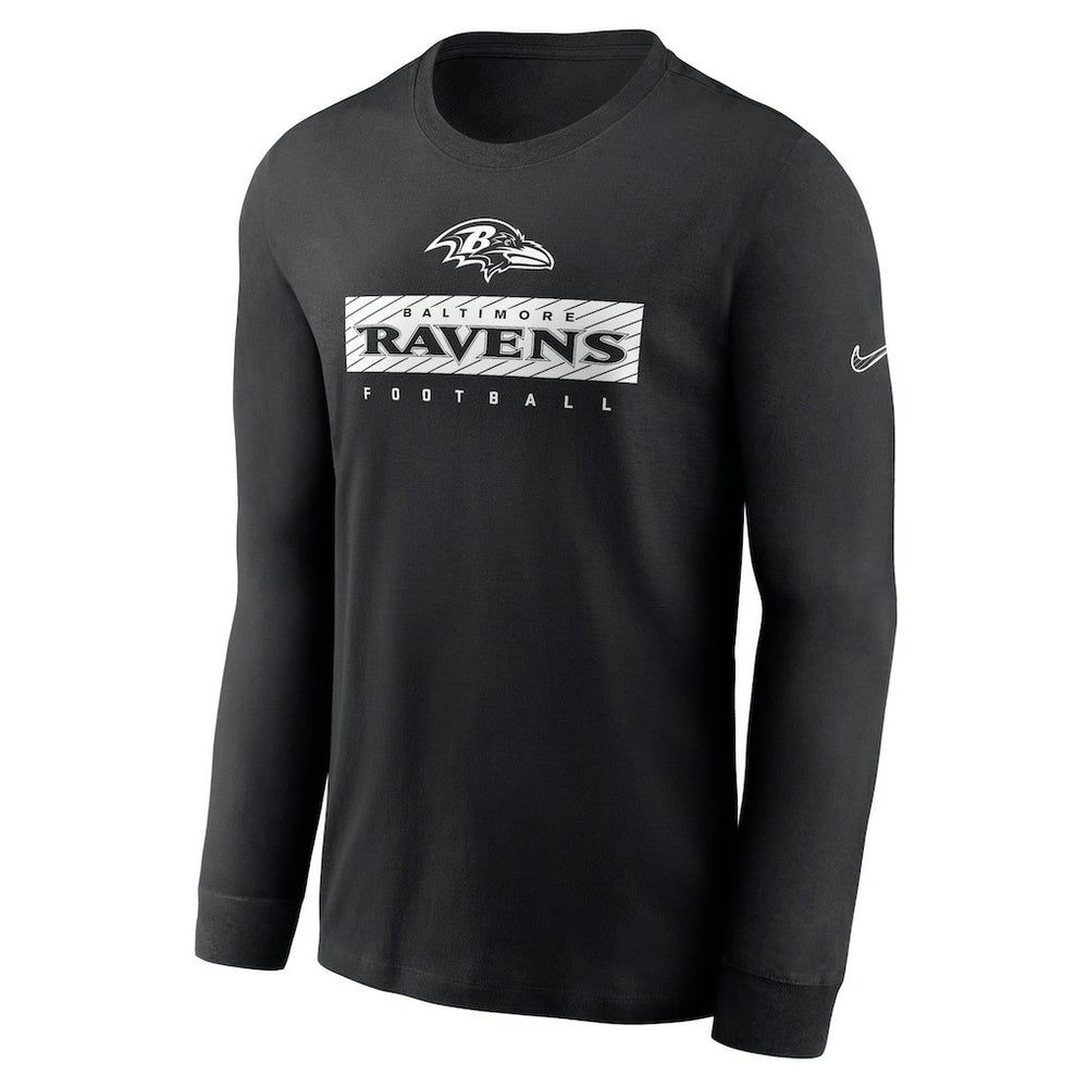 Nike Baltimore Ravens Sideline Dri-FIT Long Sleeve T-Shirt Black