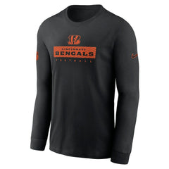 Nike Cincinnati Bengals Sideline Dri-FIT Long Sleeve T-Shirt Black