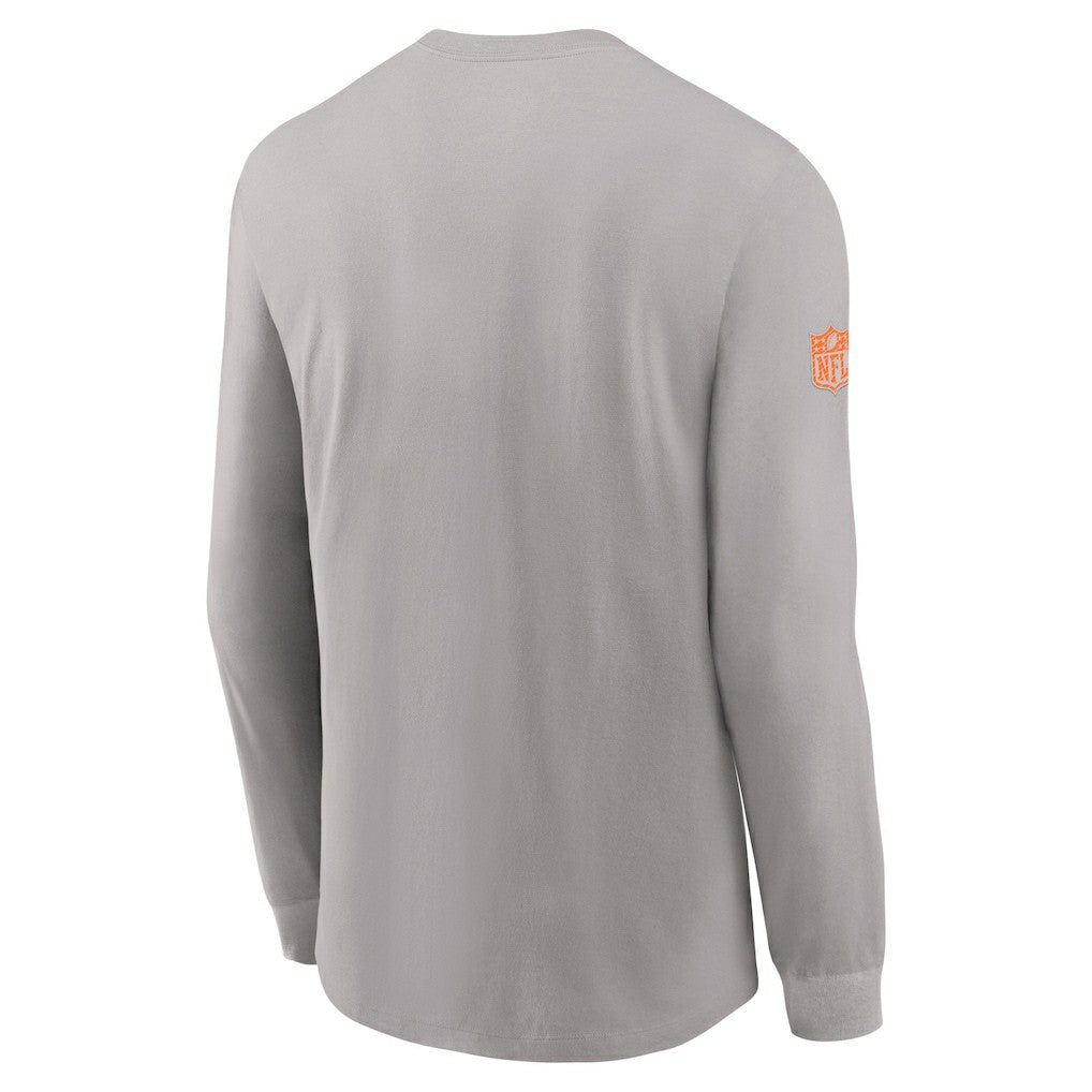 Nike Miami Dolphins Sideline Dri-FIT Long Sleeve T-Shirt Gray