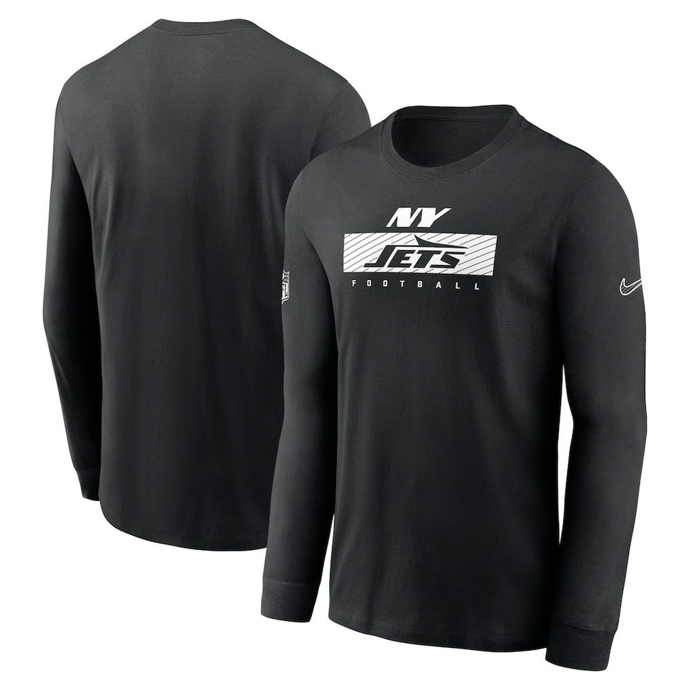 Nike New York Jets Sideline Dri-FIT Long Sleeve T-Shirt Black