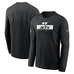 Nike New York Jets Sideline Dri-FIT Long Sleeve T-Shirt Black
