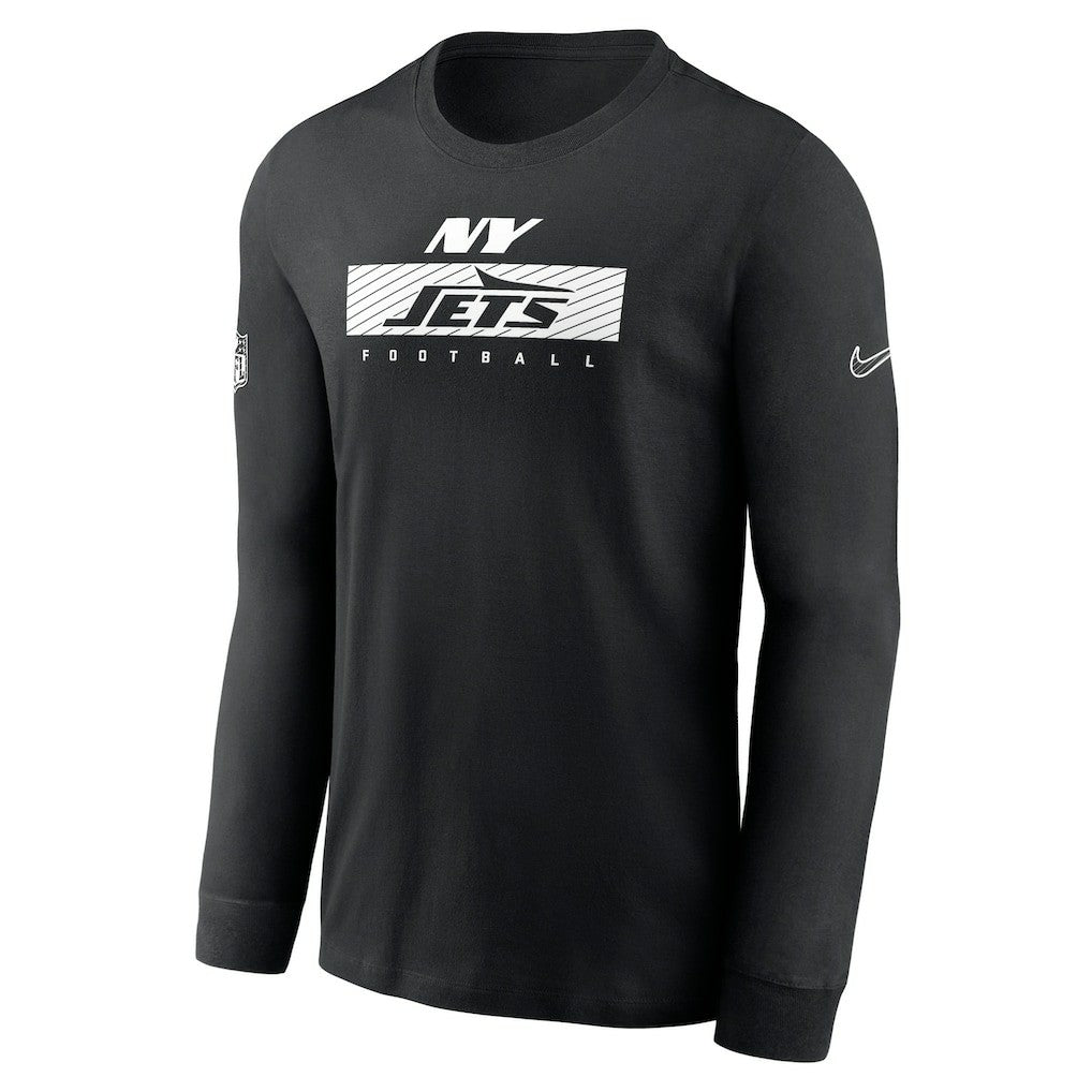Nike New York Jets Sideline Dri-FIT Long Sleeve T-Shirt Black