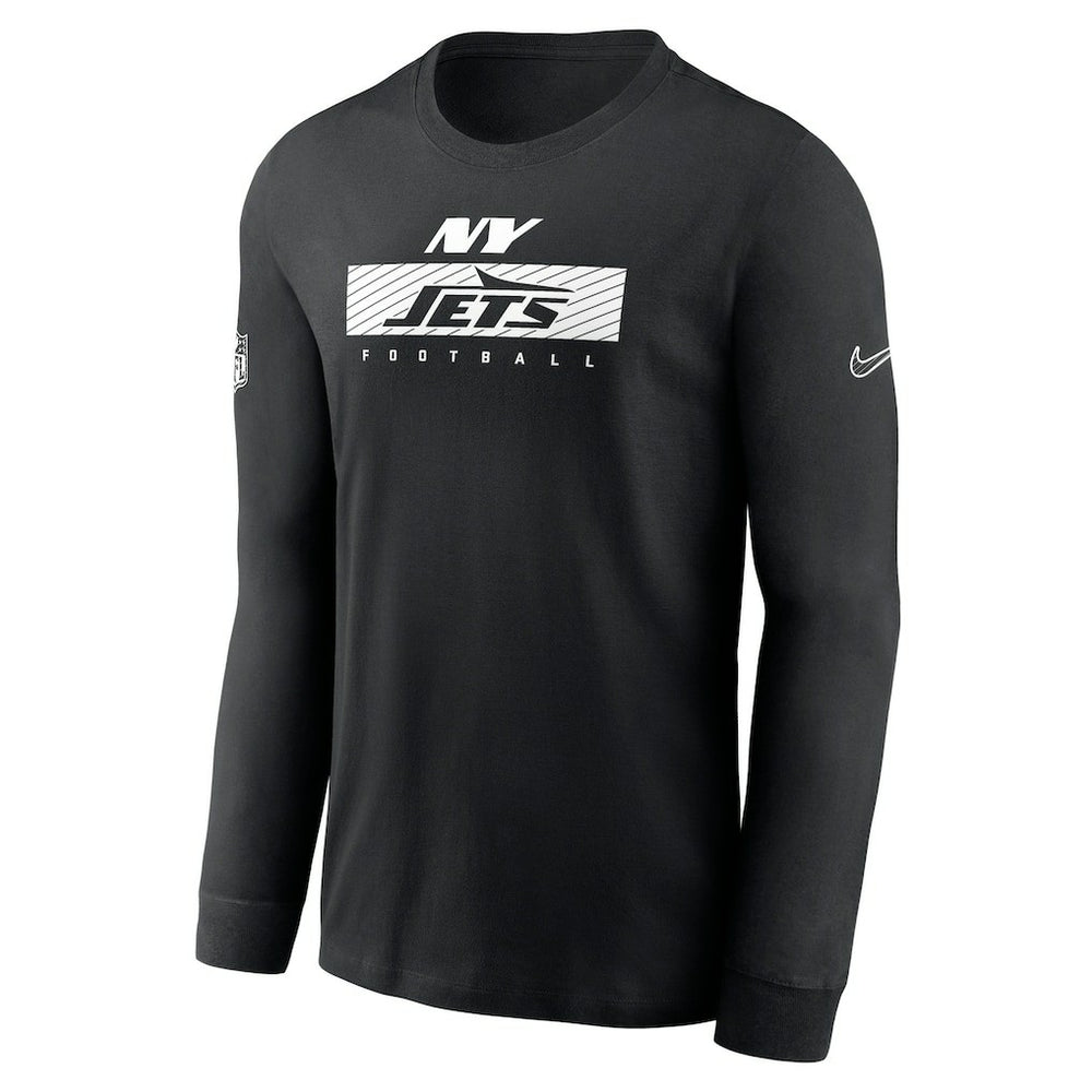 Nike New York Jets Sideline Dri-FIT Long Sleeve T-Shirt Black