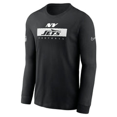 Nike New York Jets Sideline Dri-FIT Long Sleeve T-Shirt Black