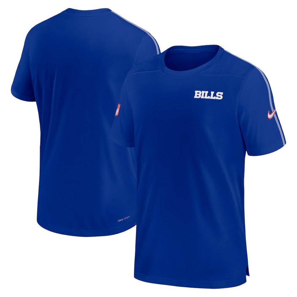 Nike Buffalo Bills 2024 Sideline Coach UV Performance T-Shirt Royal