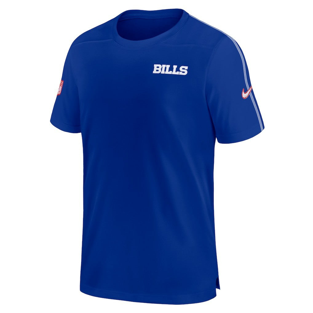 Nike Buffalo Bills 2024 Sideline Coach UV Performance T-Shirt Royal