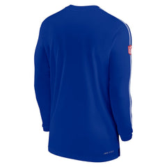 Nike Buffalo Bills Sideline Coach UV Performance Long Sleeve T-Shirt Royal
