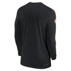 Nike Cincinnati Bengals Sideline Coach UV Performance Long Sleeve T-Shirt Black