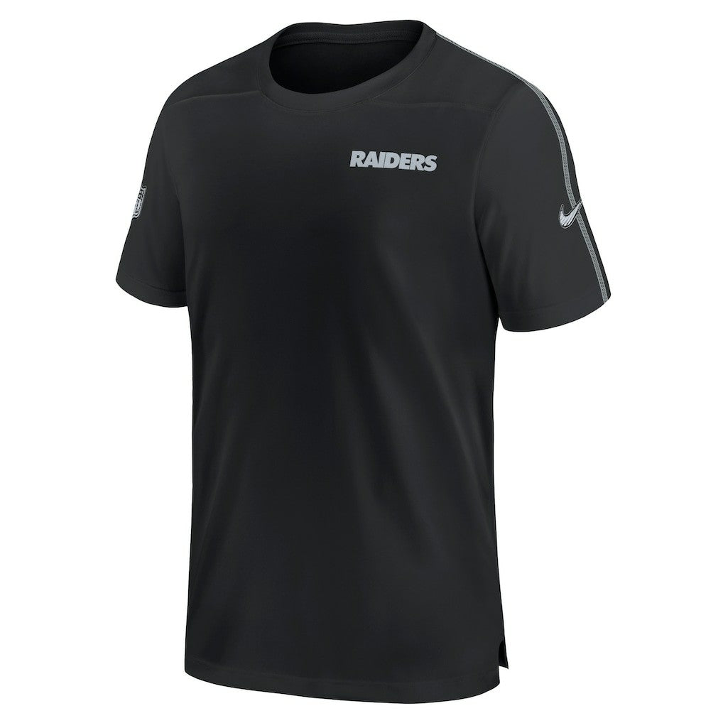 Nike Las Vegas Raiders 2024 Sideline Coach UV Performance T-Shirt Black