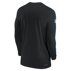 Nike Detroit Lions Sideline Coach UV Performance Long Sleeve T-Shirt Black
