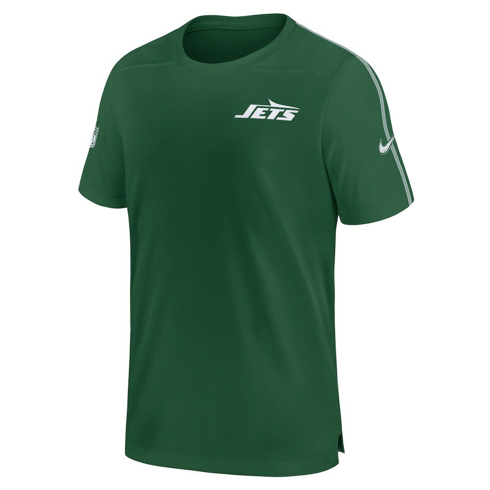 Nike New York Jets 2024 Sideline Coach UV Performance T-Shirt Green