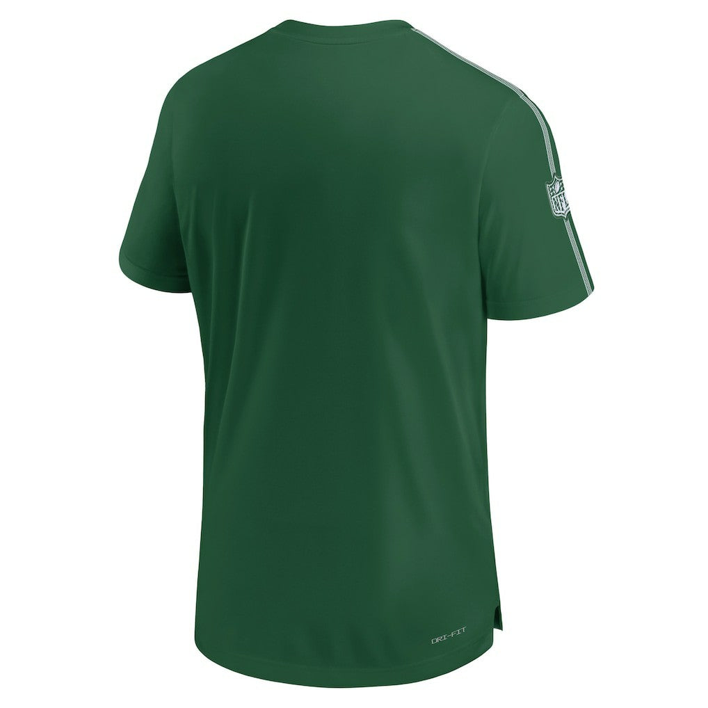 Nike New York Jets 2024 Sideline Coach UV Performance T-Shirt Green