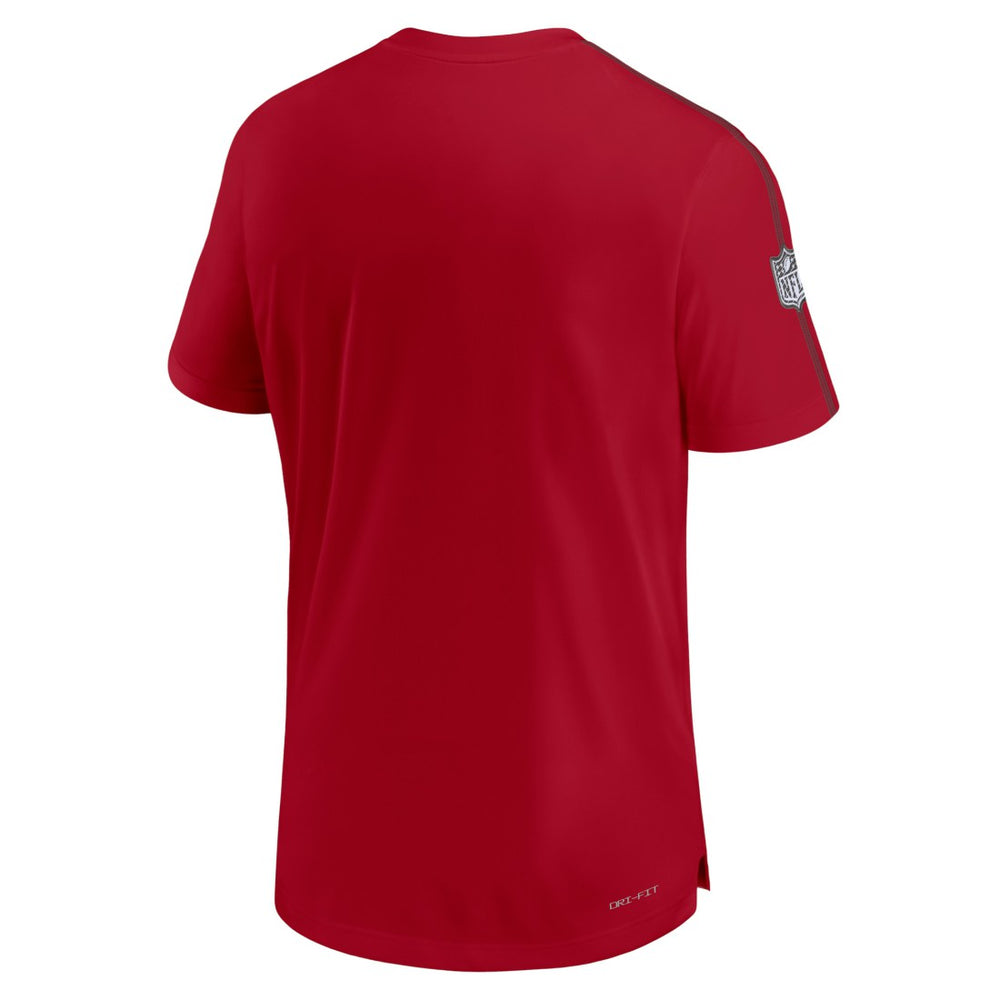 Nike Tampa Bay Buccaneers 2024 Sideline Coach UV Performance T-Shirt Red