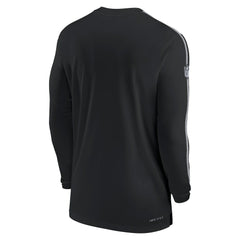 Nike Philadelphia Eagles Sideline Coach UV Performance Long Sleeve T-Shirt Black