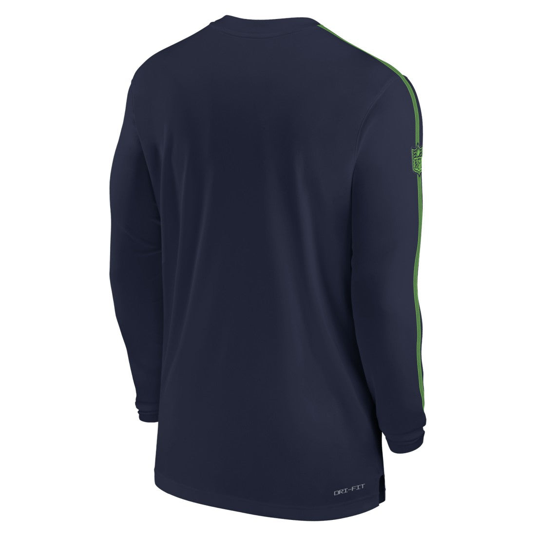 Nike Seattle Seahawks Sideline Coach UV Performance Long Sleeve T-Shirt College Navy