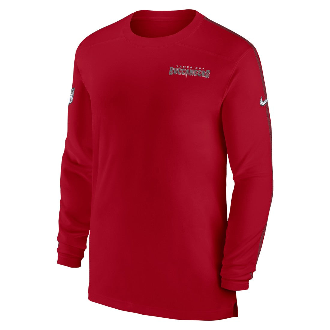 Nike Tampa Bay Buccaneers Sideline Coach UV Performance Long Sleeve T-Shirt Red