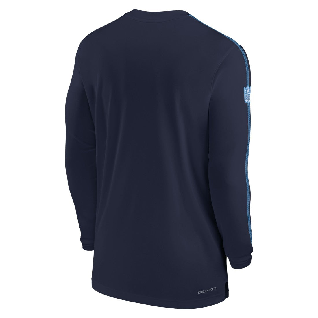 Nike Tennessee Titans Sideline Coach UV Performance Long Sleeve T-Shirt Navy