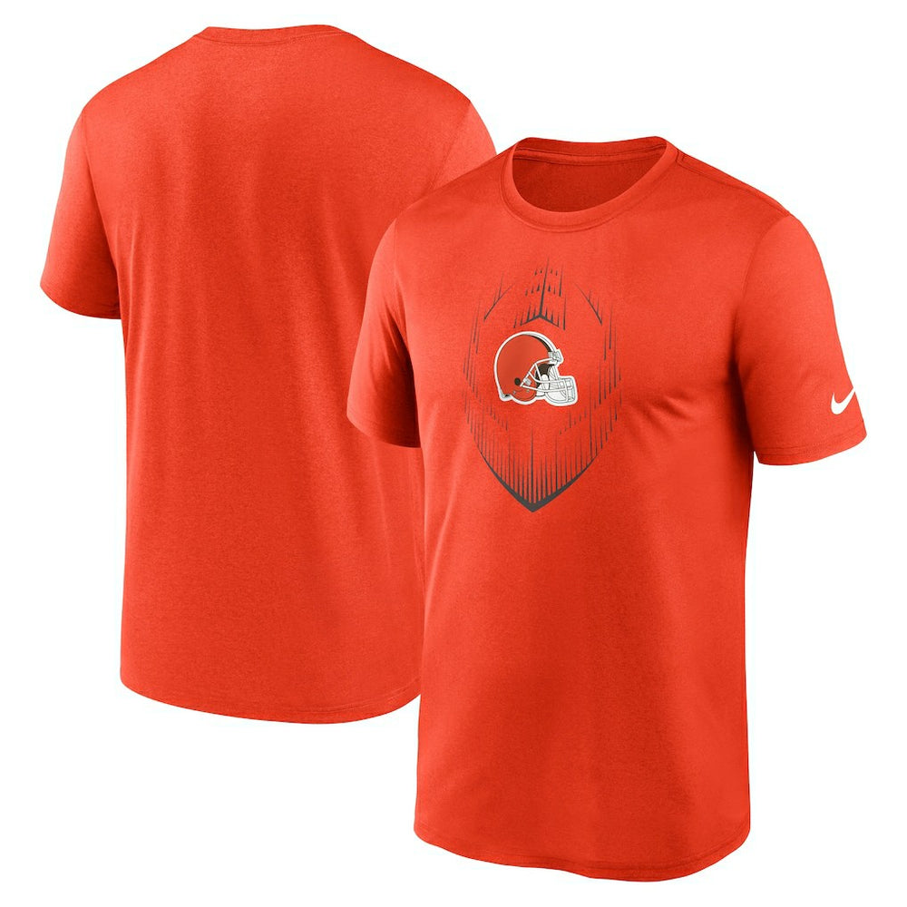 Nike Cleveland Browns Primetime Legend Icon Performance T-Shirt Orange