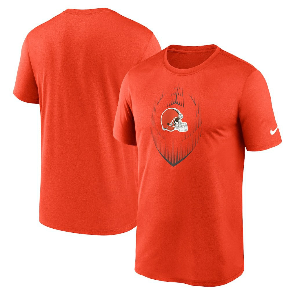 Nike Cleveland Browns Primetime Legend Icon Performance T-Shirt Orange