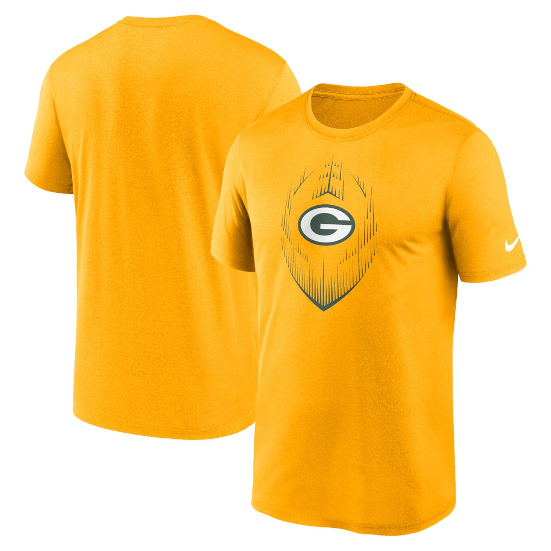 Nike Green Bay Packers Primetime Legend Icon Performance T-Shirt Gold