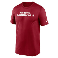 Nike Arizona Cardinals Primetime Legend Wordmark Performance T-Shirt Cardinal