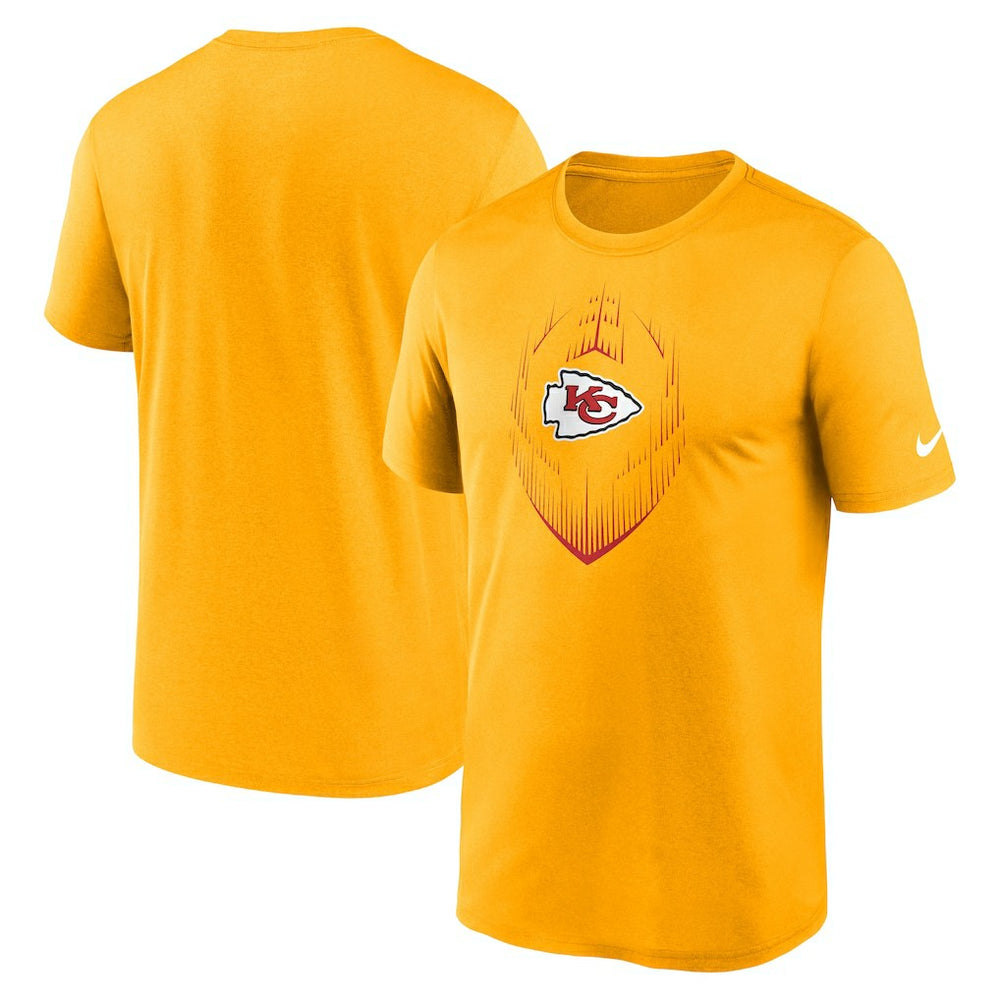 Nike Kansas City Chiefs Primetime Legend Icon Performance T-Shirt Gold