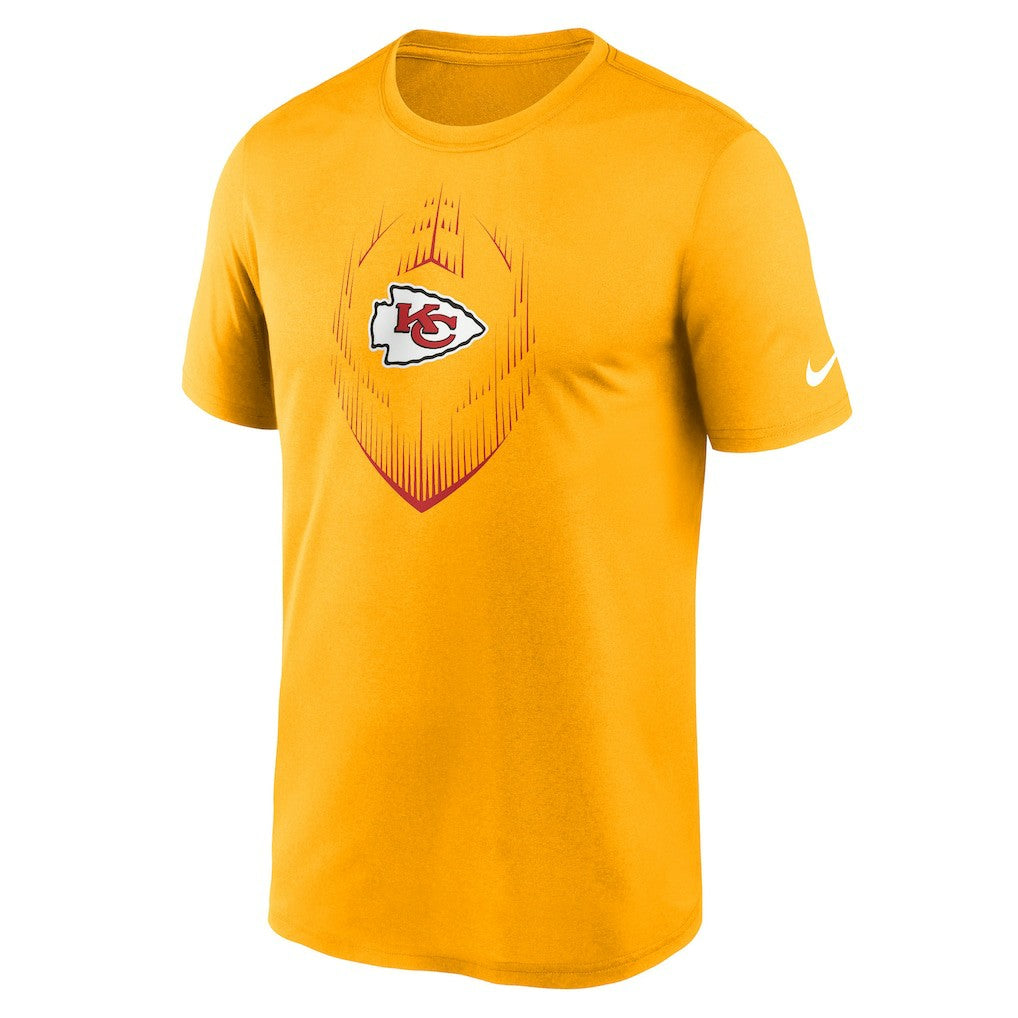 Nike Kansas City Chiefs Primetime Legend Icon Performance T-Shirt Gold