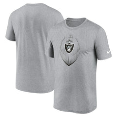 Nike Las Vegas Raiders Primetime Legend Icon Performance T-Shirt Heather Gray