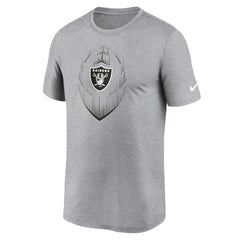 Nike Las Vegas Raiders Primetime Legend Icon Performance T-Shirt Heather Gray