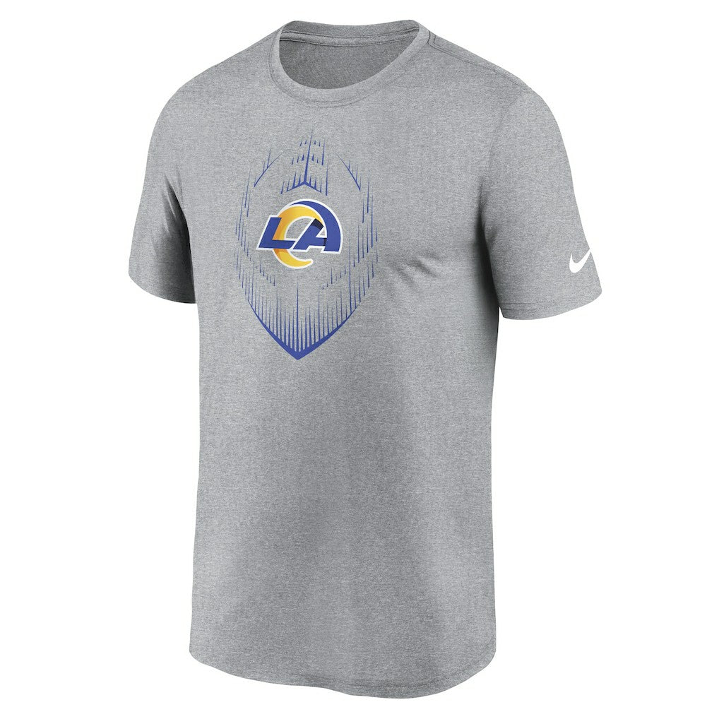 Nike Los Angeles Rams Primetime Legend Icon Performance T-Shirt Heather Gray