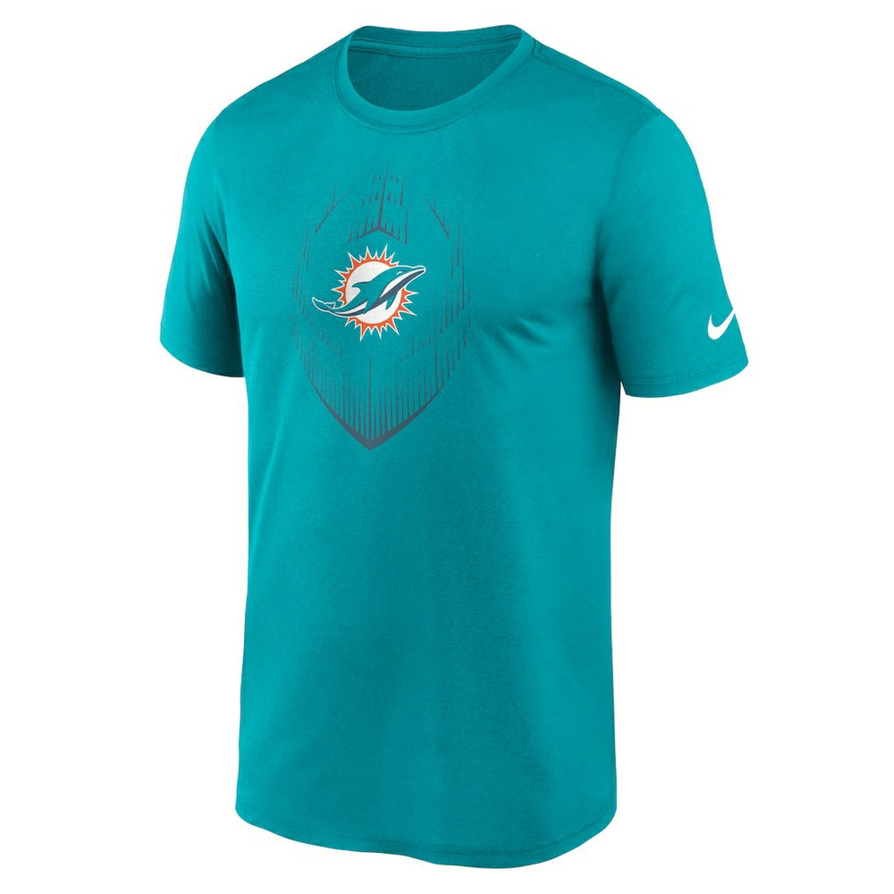 Nike Miami Dolphins Primetime Legend Icon Performance T-Shirt Aqua