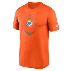 Nike Miami Dolphins Primetime Legend Icon Performance T-Shirt Orange