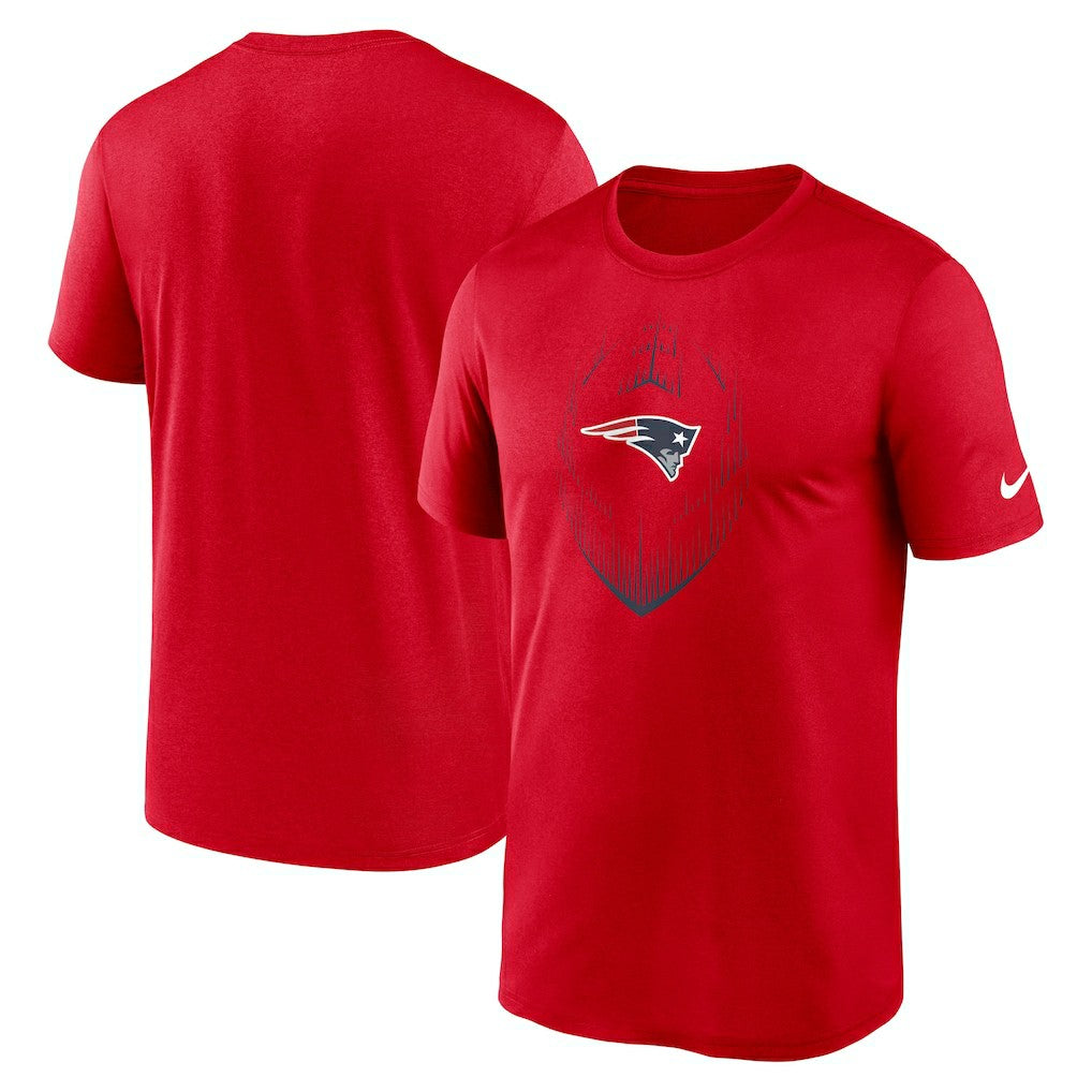 Nike New England Patriots Primetime Legend Icon Performance T-Shirt Red
