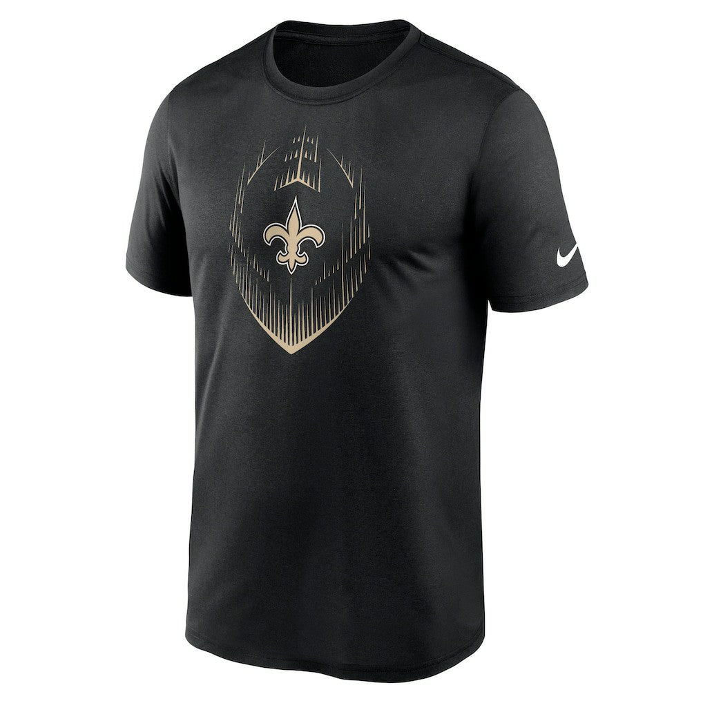 Nike New Orleans Saints Primetime Legend Icon Performance T-Shirt Black