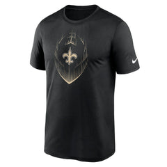Nike New Orleans Saints Primetime Legend Icon Performance T-Shirt Black